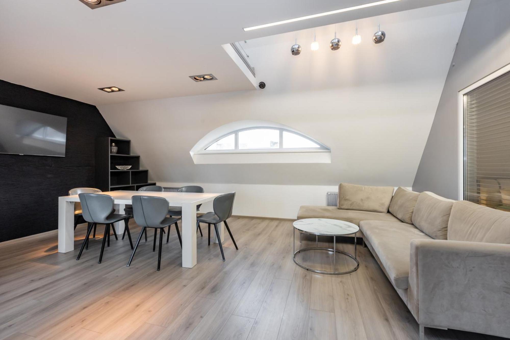 Penthouse Apartment With Terrace Riga Kültér fotó