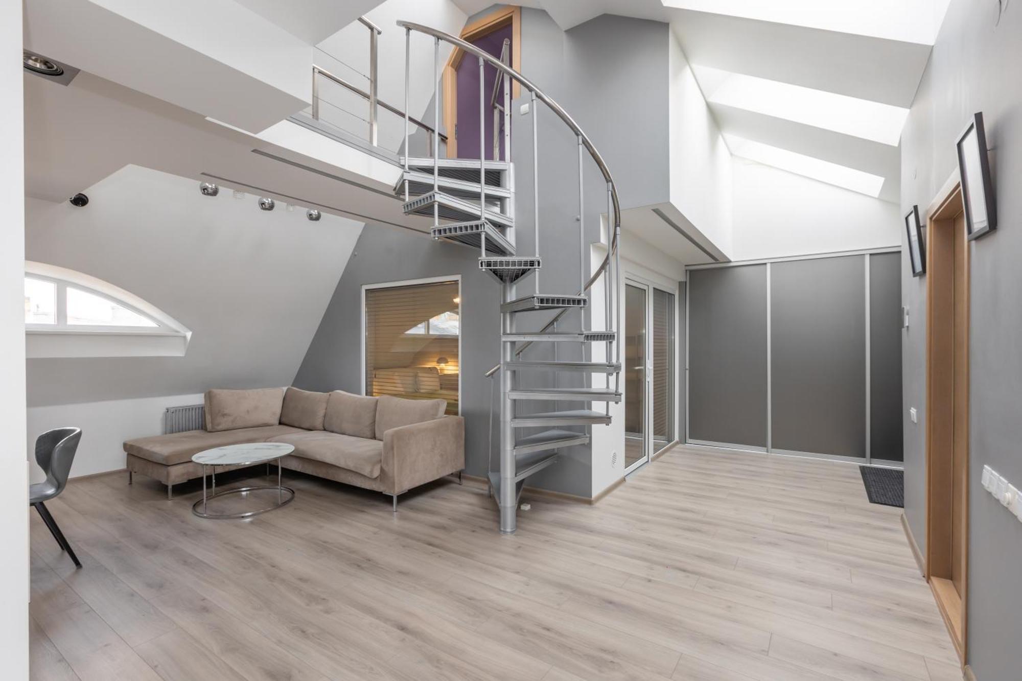 Penthouse Apartment With Terrace Riga Kültér fotó